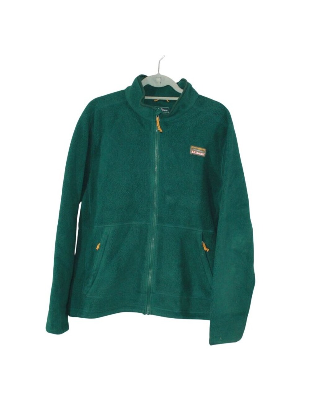 LL Bean Mountain Classic Fleece Jacket Cozy Warm Classic Style Green XL